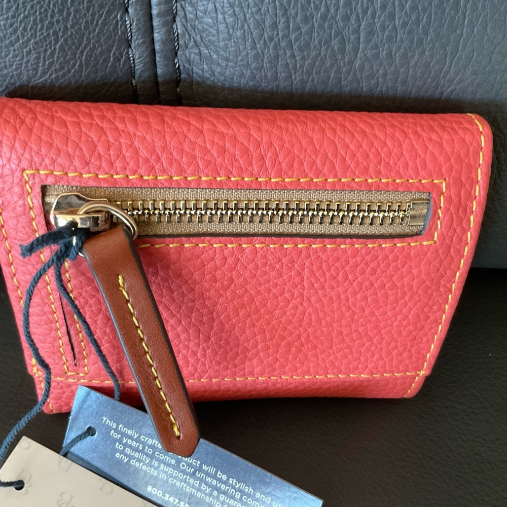 Dooney & Bourke Coral Leather Bucket Bag and Wallet Set - Picture 9 of 11